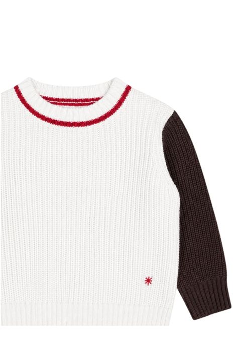 Maglia bambino in misto lana Manuel Ritz | 4448PANNA